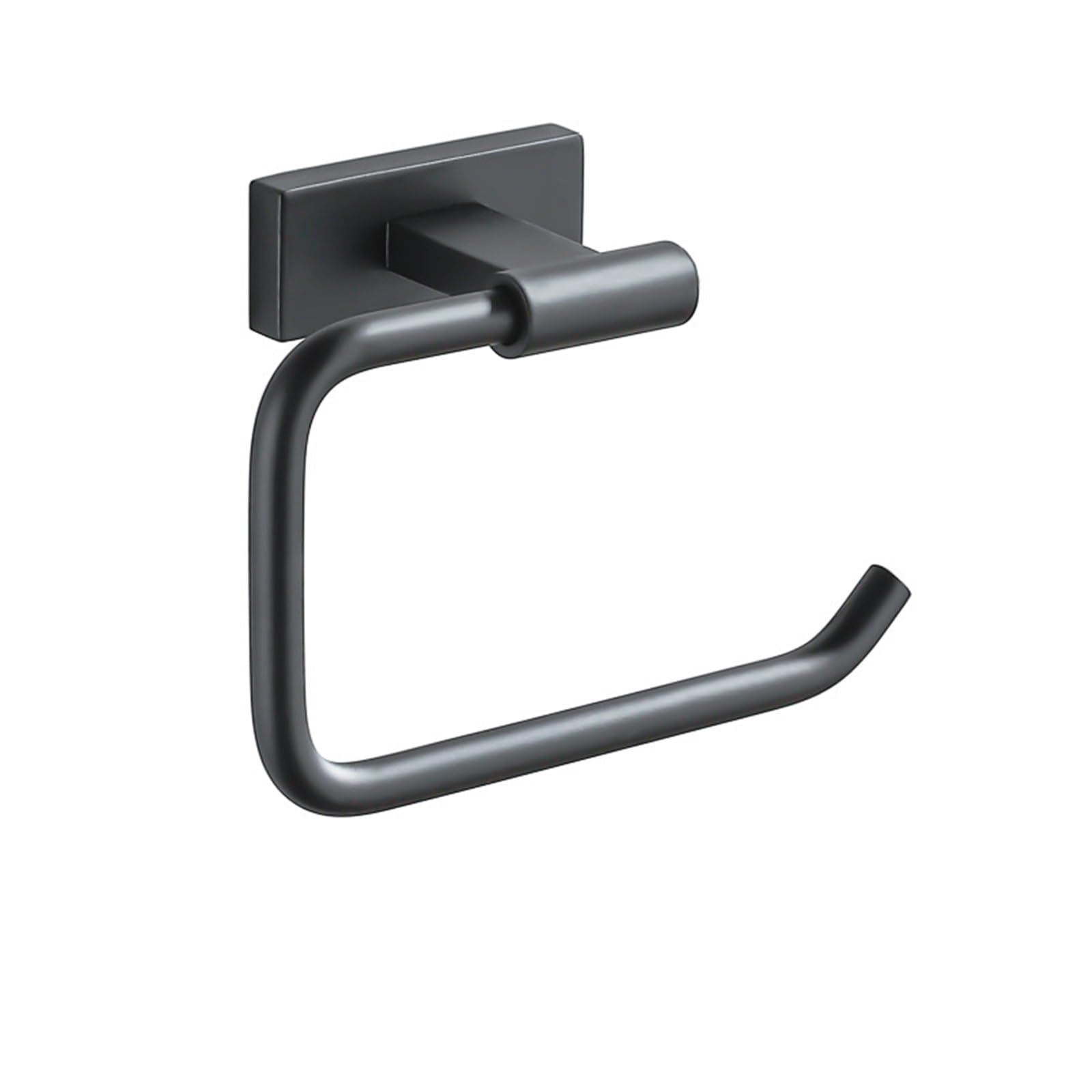 Toilet Roll Holder Wall Mounted Black Stainless Steel Toilet Paper Holder Wall Mounted Washroom Organizer Tissue Storag Roll Hanger House Bathroom Accessories