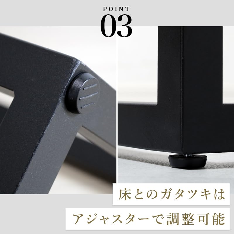 Amazon.co.jp: サンニード アイアンレッグ テーブル脚 2本セット 