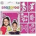 Price comparison product image Snazaroo SZ1198014 Re-usable Face Paint Stencils for Girls-6 Pcs, Pink, Unit
