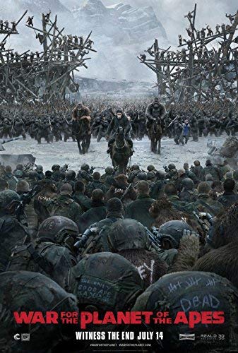 WAR FOR THE PLANET OF THE APES (2017) Original Movie Poster 27x40 - Dbl-Sided - Judy Greer - Woody Harrelson - Andy Serkis - Steve Zahn