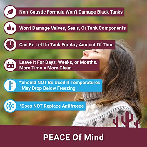 Unique Store-It Rv Black Tank Cleaner Liquid, Cleans Rv Black Tanks While In Short Or Long Term Storage, Deodorizer For Campers Cleans Black Holding Tanks, Digests Waste, Eliminates Odors (32 Oz.) #TOP4