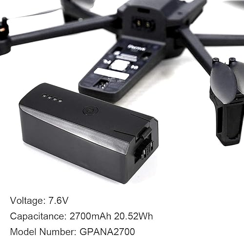 Miniatura 3 de Batería de actualización Lipo de alta capacidad de 2700 mAh y 7.6 V para loros anafi (paquete de 1)