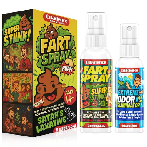 Quadence Fart Spray Extra Strong 60mL Super Stink Poop Spray Cool Stuff