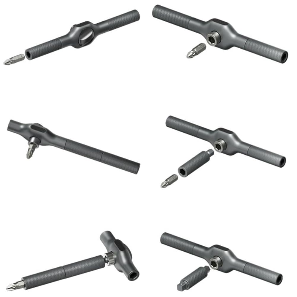 29-in-1 Magnetisches Ratschen-Schraubendreher-Set, 72-Zahn Präzisionswerkzeug mit Schnellverschluss-Etui, Multifunktions-Reparaturkit für Elektronik und Haushalt, Stahl, Tragbar