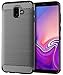 Samsung Galaxy J6 Plus Case,Samsung Galaxy J6 Prime Case,Samsung Galaxy J6+ Case, Sucnakp TPU Shock Absorption Technology Raised Bezels Protective Case Cover Samsung Galaxy J6+ (TPU Gray)
