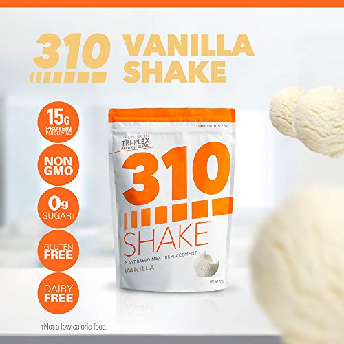 Vanilla Plant Protein Powder and Meal Replacement Shake | Gluten, Soy Protein, and Dairy Free - 0g of Sugar | Keto and Paleo Friendly | Includes Clear Shaker and Recipe eBook (Digital) | 28 Servings
