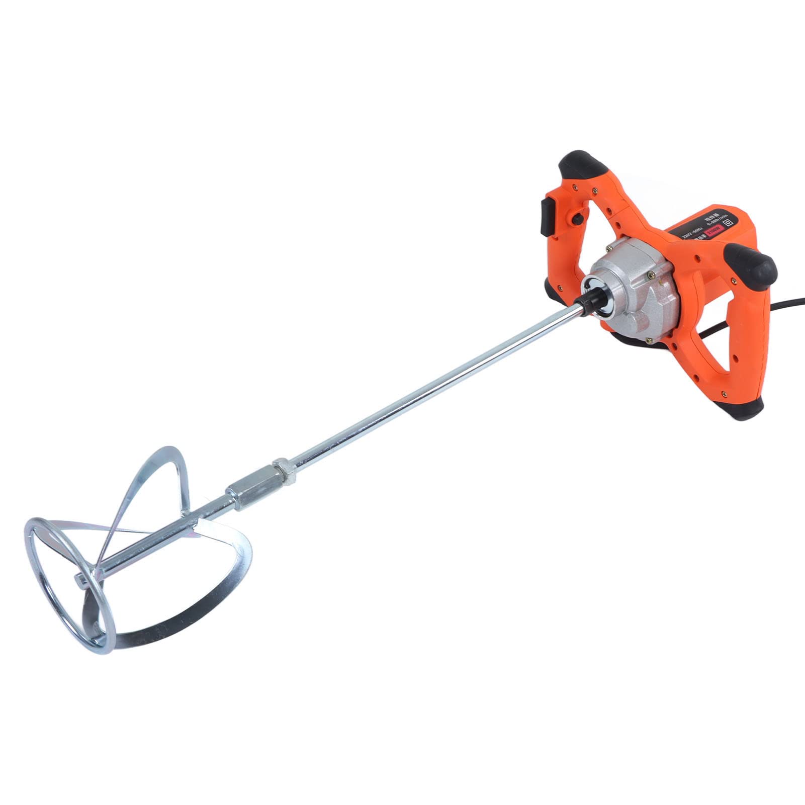 Trapano Miscelatore per Vernici, Applicazione Ampia Connessione a Vite Betoniera Elettrica 0 980 Giri/Min Design Ergonomico 6 Velocità Regolabili per Cartongesso (Spina UE 220V)