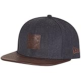 Detailed stitching New Era Manchester United - 9fifty Snapback - Minipatch - Heather Indigo/Brown - M - L