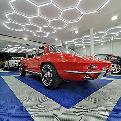 Kimlian One Unit 513W 6500K Diy Led Hexagonal Ceiling Lights For Home Garage Wraps Studio Detailing Workshop Lighting cover