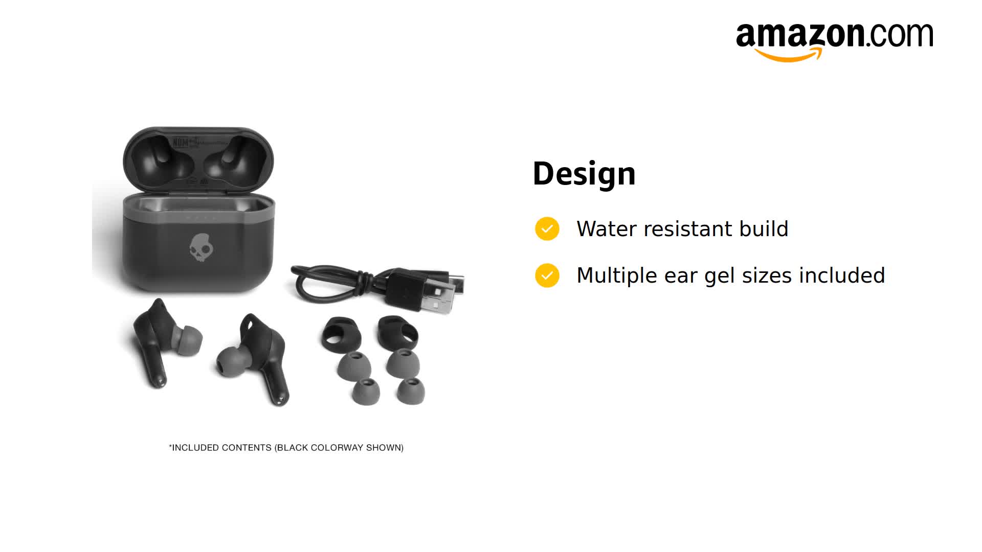 Amazon.com: Skullcandy Indy Evo in-Ear Wireless Earbuds, 30 Hr