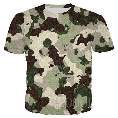 Army Camouflage T Shirt Mens Military Camo Tshirt