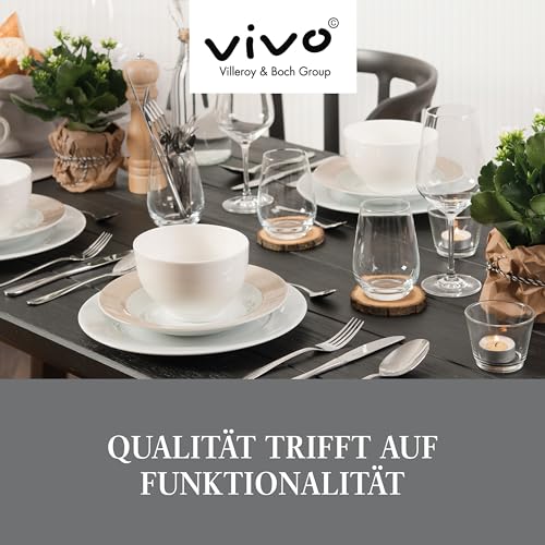 Vivo Villeroy & Boch - Basic White Schalen Set 6 Personen Weiß – Ansicht 6