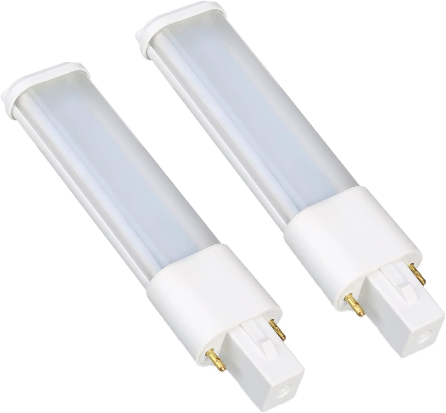 SATZOL 2 Pack 4W 6000K G23 LED Bulb Daylight White, 400LM 120V High Brightness 2pin G23 Base LED