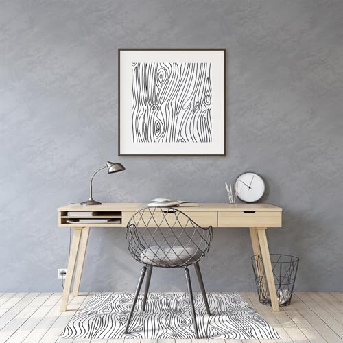 Tapis de chaise sur roulettes pour espace de télétravail à la maison - 4