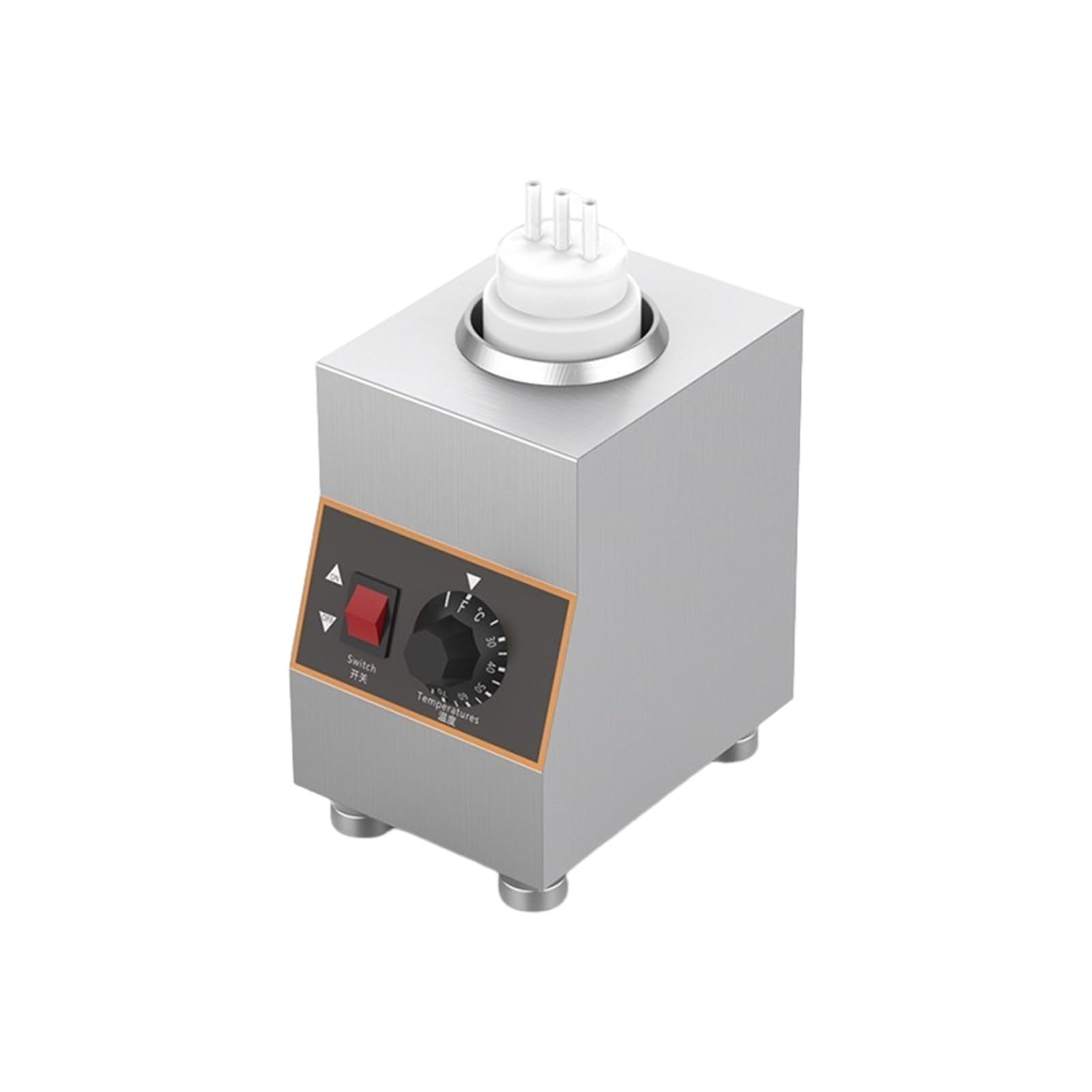 Dispenser per salsa al cioccolato calda e pronta da gustare negli snack bar e nei negozi di bevande fredde. Ristoranti.Pasticcerie Torte, 1 griglia, 220 V 650 ml