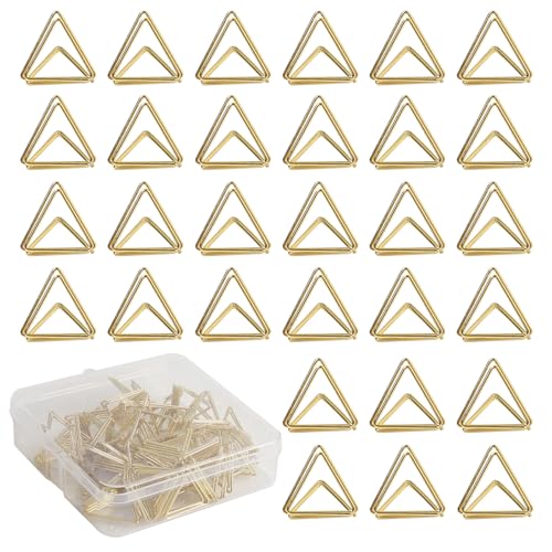 SBYURE Place Card Holder Table Number Holder Gold Photo Clip Holder Card Holder Stand Wire Picture Holder for Wedding,Party,Anniversary,Birthday,Office (30 pcs)