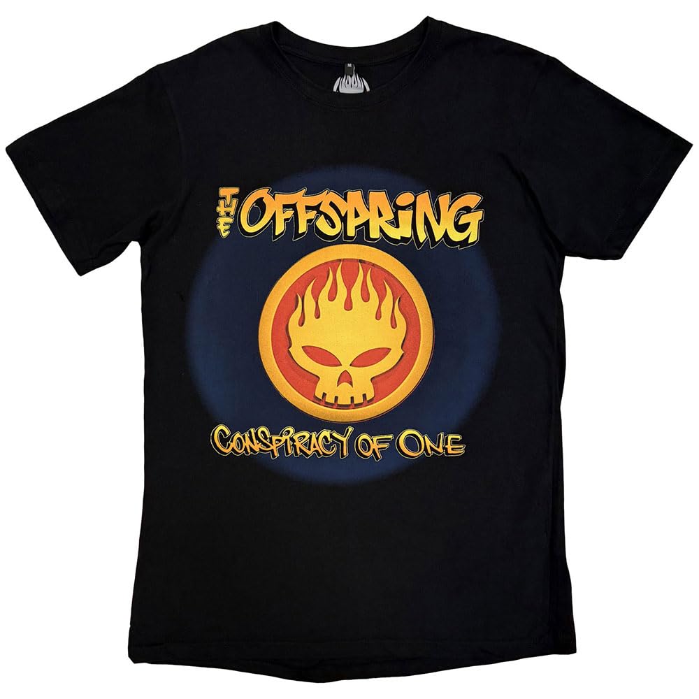 Rock Off officially licensed products The Offspring Conspiracy of One Tour '00 Men's Black T-Shirt