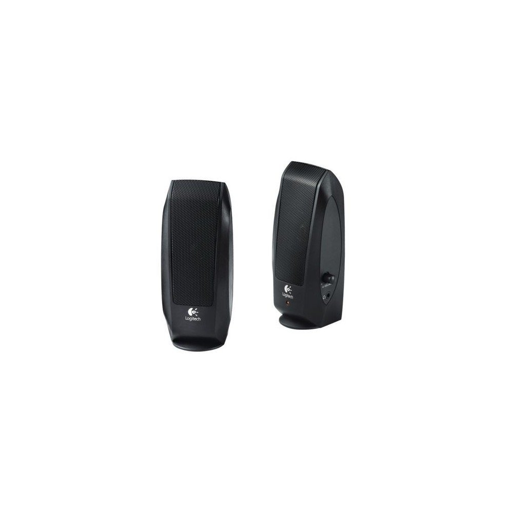 Logitech LGT-​S120 Set di Altoparlanti, Modello UK, Nero