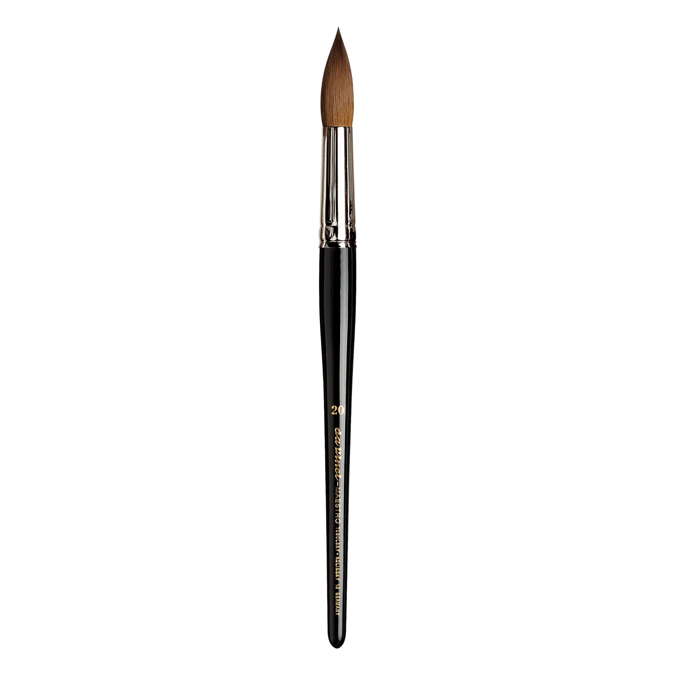 da Vinci Brushes da Vinci Series 10 Maestro Paint Brush, Kolinsky Red Sable, Size 20 Watercolor Round