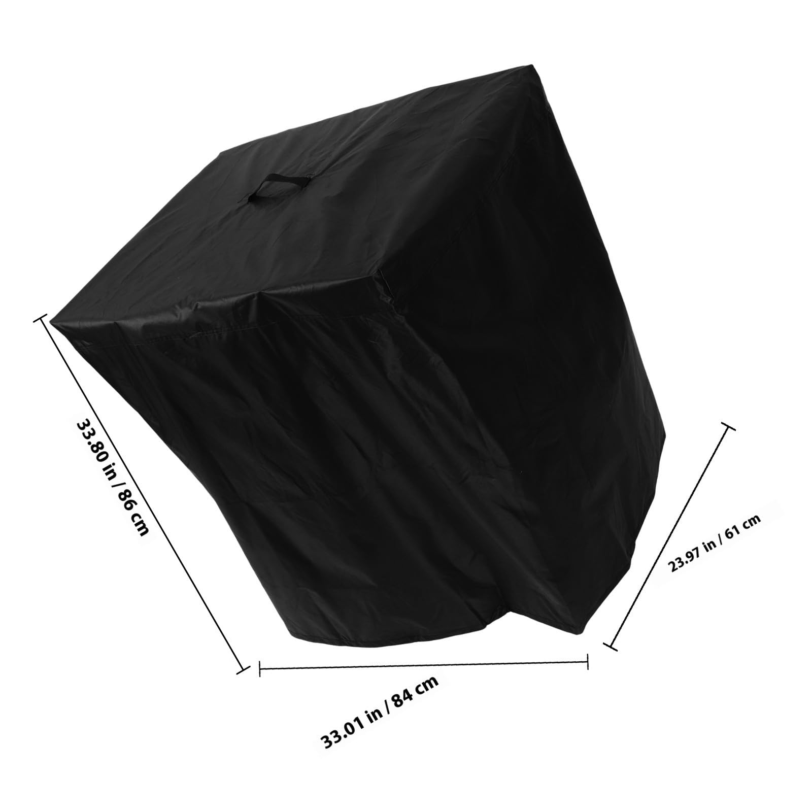 Cubierta para Bomba de Filtro de Piscina Jardín 84x61x86 Cm Tela Oxford Protección Exterior para Bomba de Arena de Piscina Invierno