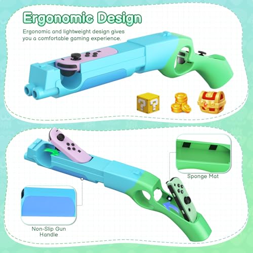 Image of FASTSNAIL Switch Shooting Gun Controller Grips for Nintendo Switch 1 /OLED