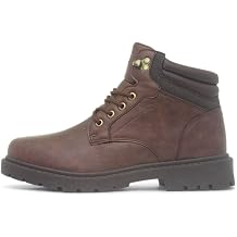 Noel Mens Brown Lace Up Ankle Boot