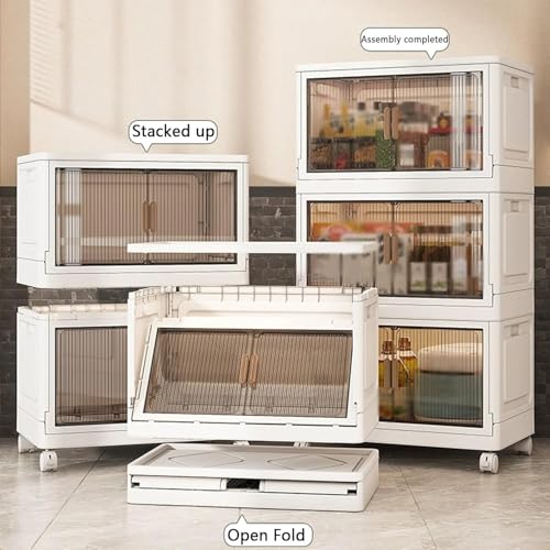 Boîtes de rangement transparentes empilables en plastique pour organisation maison