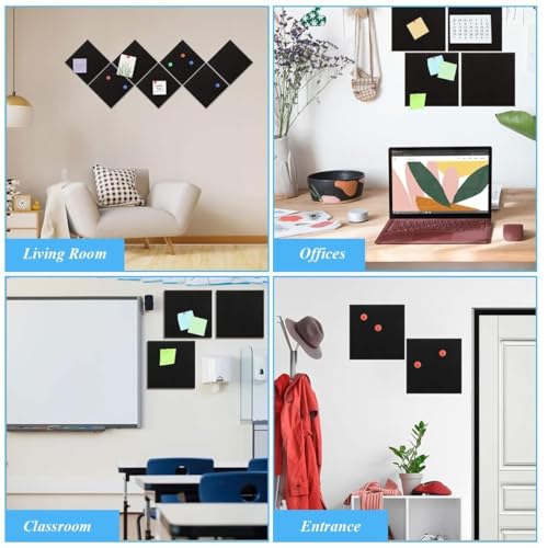 Image of Display Board Bulletin Notice Board, Reminder Board with 35pcs Drawing Pins, Lightweight to Do List Board for Wall Soft Board for Study Room, Photos, Schedules (4)