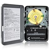 T101 Mechanical Timer Switch, 120V 40A SPST, 2HP for Outdoor Light Timer, Water Heater, HVAC & Pool Pump...