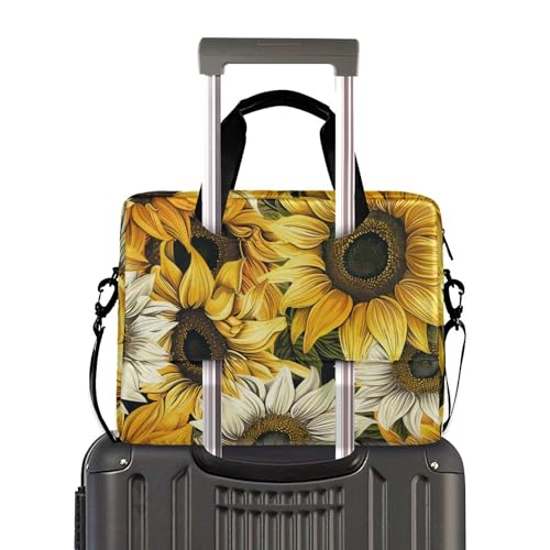 Bolso Vintage Amarillo y Blanco para Laptop 13-15.6 pulg miniatura 3