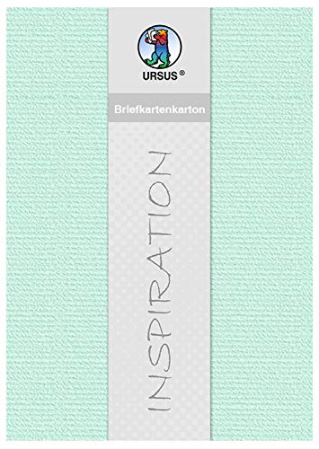 Carton pour cartes postales Ursus menthe A4 pour invitations de mariage