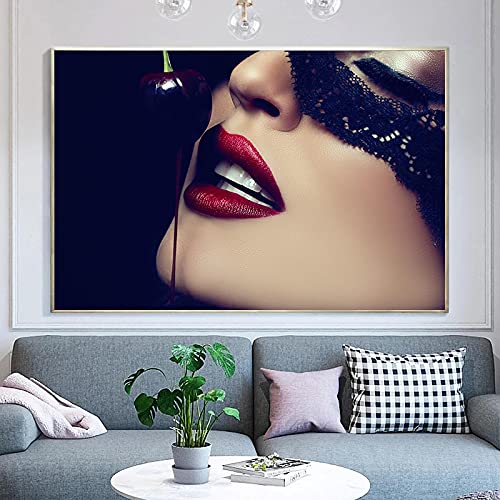 Affiches toile art mur femme glamour pour une décoration chic de salon