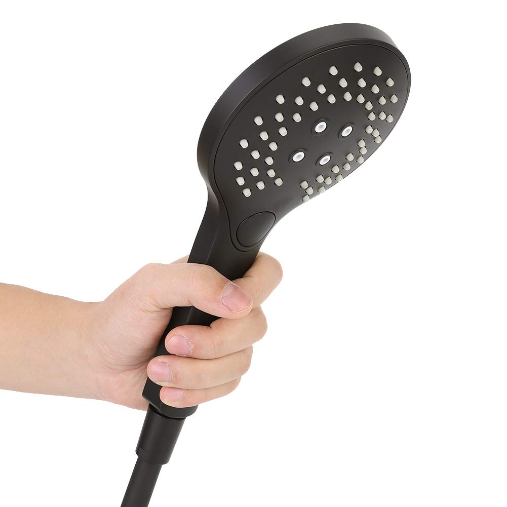 Fafeicy de Ducha de Lluvia con Rociador Manual y Barra Deslizante Ajustable