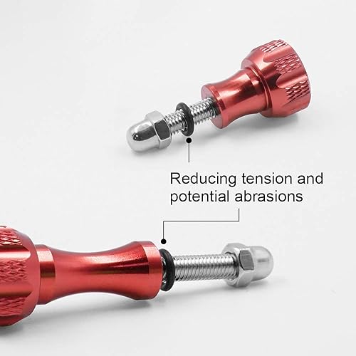 Miniatura 9 de SLFC 3 tornillos de aleación de aluminio para GoPro Hero 2018, GoPro Fusion, GoPro Hero 87654321 y DJI Osmo Action, 8 colores, muy duraderos,