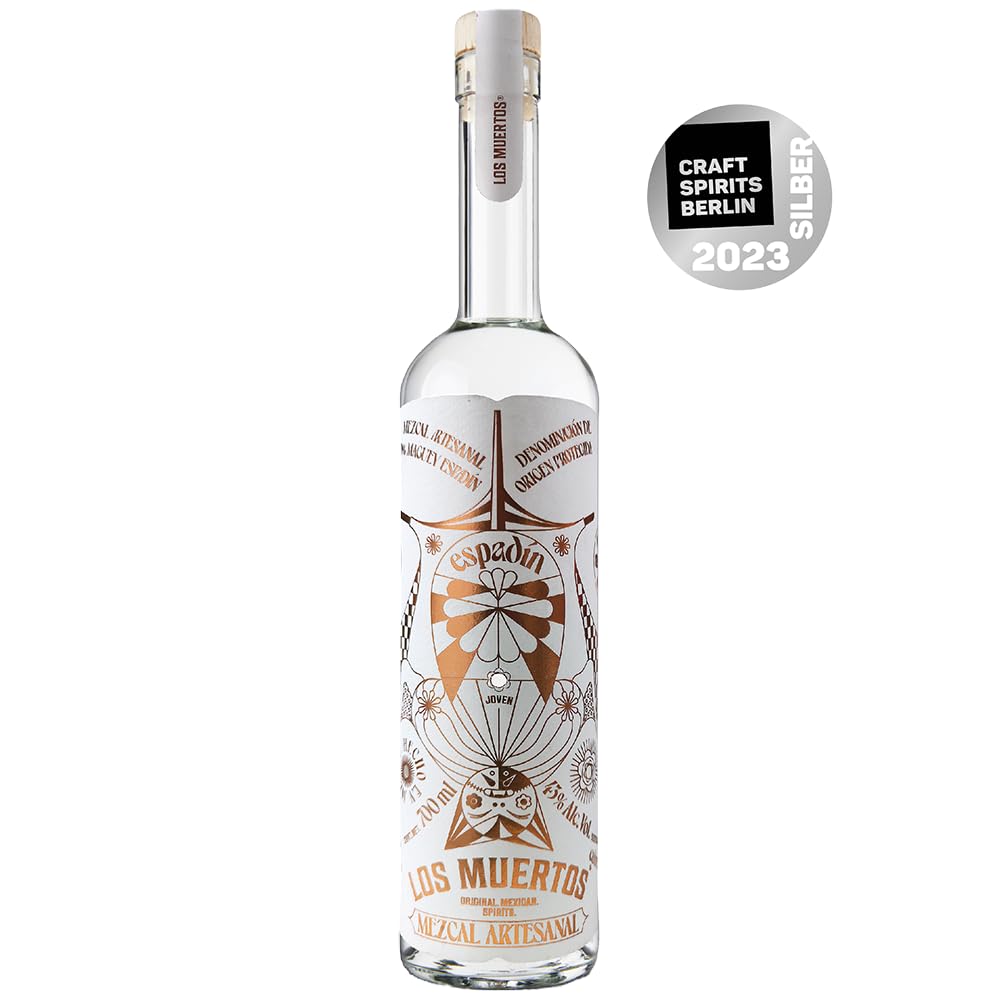 Los Muertos | Mezcal Artesanal | Authentischer Mezcal aus Oaxaca Mexiko | Silber Award Gewinner Craft Spirits Berlin 2023 | 700ml | 43% vol.