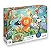 Produktbild Calypto 3907705 Wald & Dschungle, 2x24 Puzzle-Set mit Soft-Touch, Kinderpuzzle mit großen Teilen und samtiger Oberfläche inkl. Puzzleposter, für Kinder ab 3 Jahren, Nachauflage