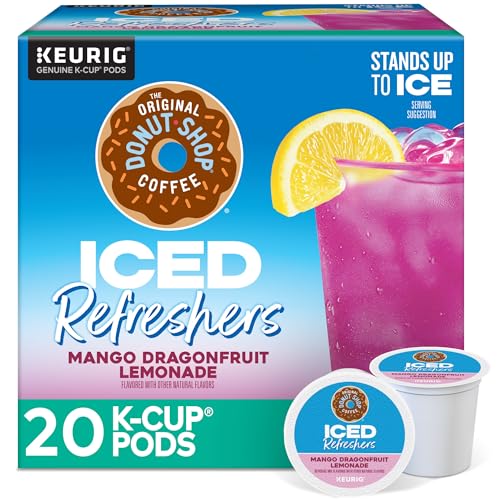 The Original Donut Shop Iced Refreshers, Mango Dragonfruit Lemonade Flavor, Keurig Single Serve K-Cup Pods, 20 Count - image 1