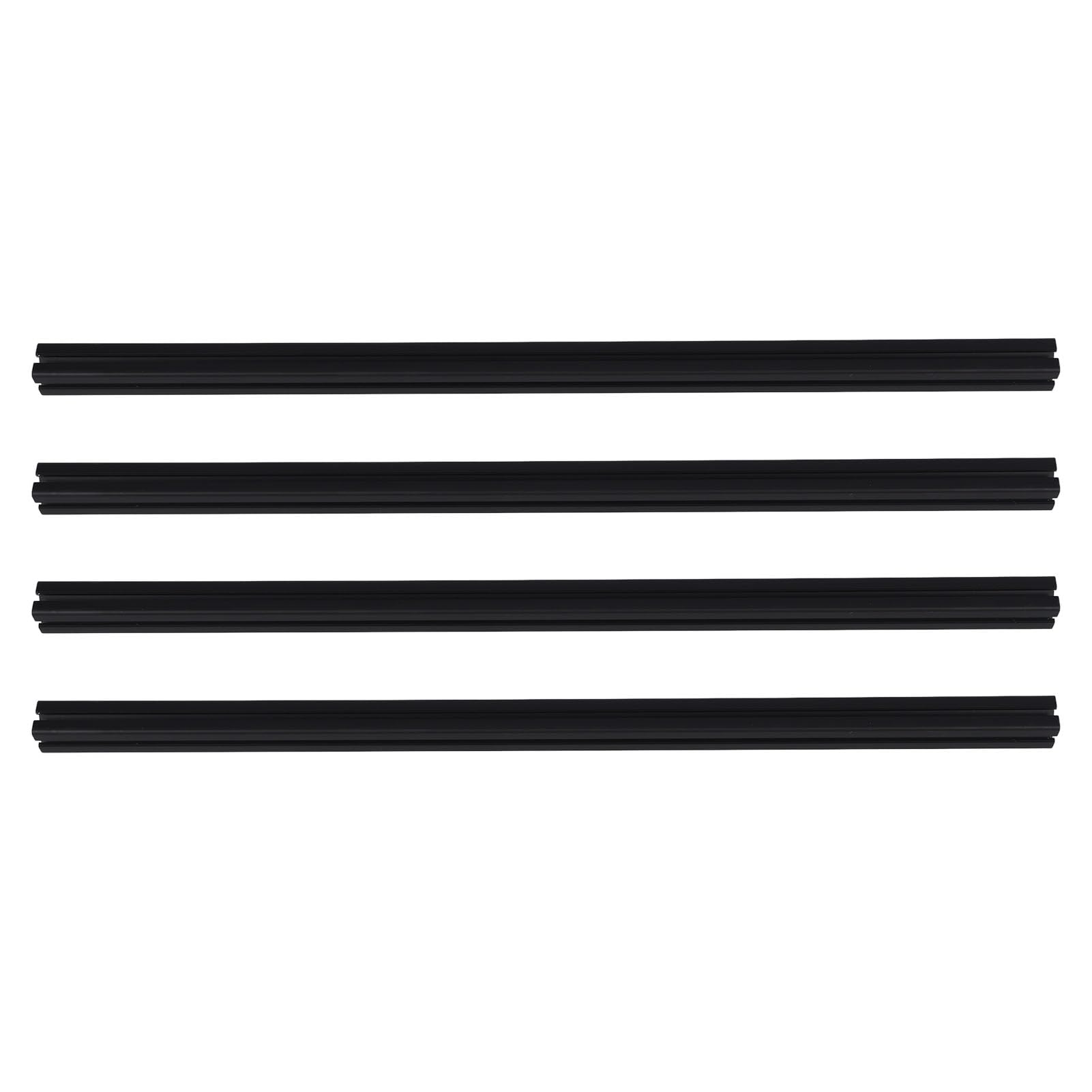 Aluminiowy profil wytłaczany 4040 T gniazdo europejska standardowa szyna anodowana liniowa część drukarki 3D CNC DIY 39,4 cala 1000mm mocne gładkie trwałe do urządzeń automatyki (Czarny)