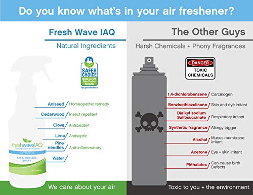 Fresh Wave Iaq Commercial Odor Eliminating Air & Surface Liquid, 1 Gallon | Safer Odor Relief | Natural Plant-Based Odor Eliminator | Odor Absorber For Home Or Commercial Areas #TOP2
