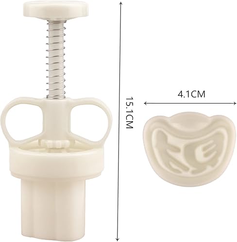 Miniatura 2 de Moldes para pastel de luna de 0.71 oz con 1 sello, juego de moldes de pastel de luna para festival de mediados de otoño, juego de moldes de prensa a
