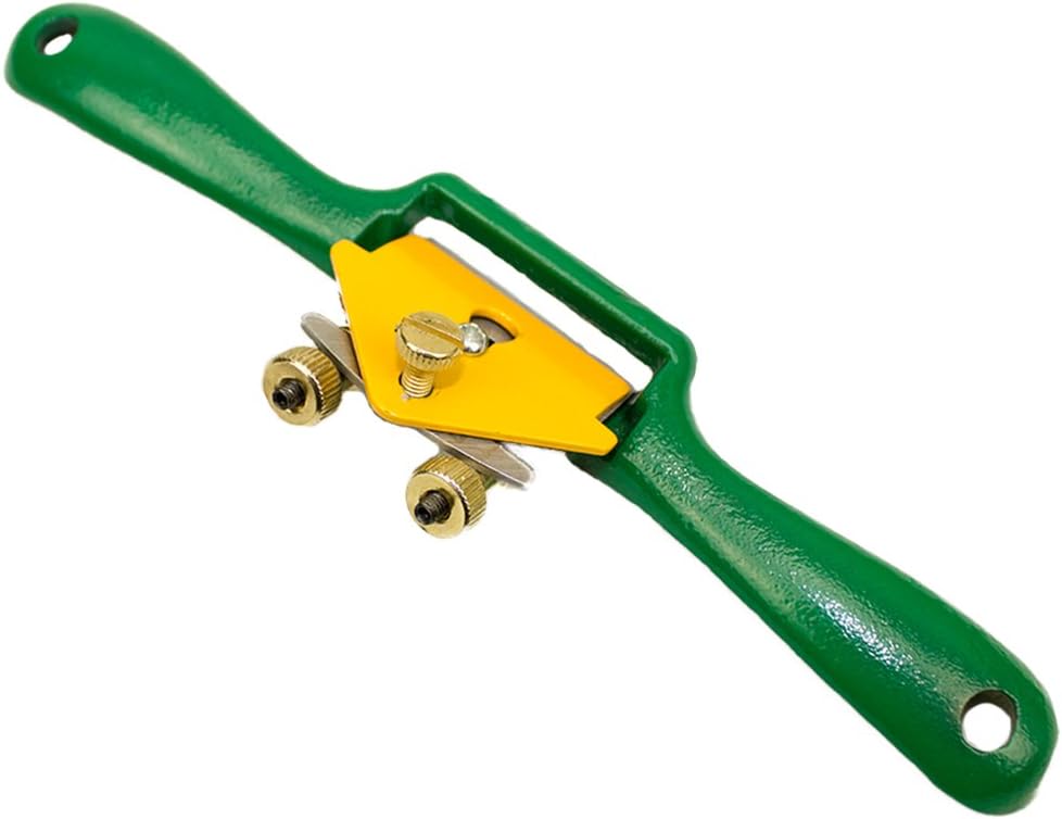 9-inch Woodworking Adjustable Spokeshave Flat Base Plane Bench Planer Cutting Edge Spoke Shave Hand Tool for Woodcarver Carpenter