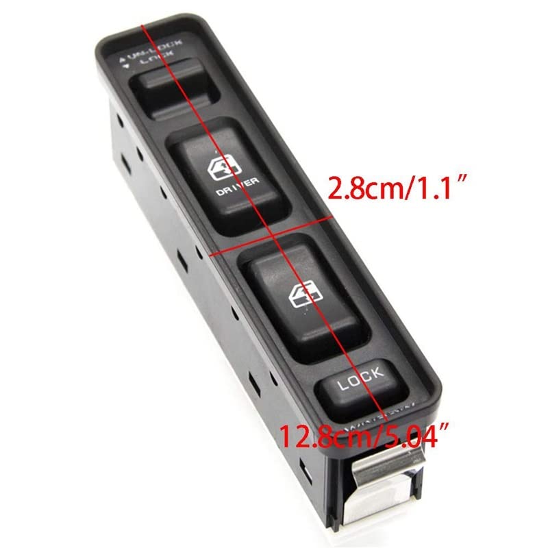 Interruptor maestro doble de ventanas para un control eléctrico fluido en Suzuki Vitara 6