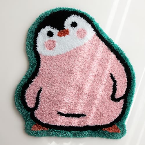 Tapete Decorativo Rosa con Diseño de Pingüino 53x63 cm miniatura 3