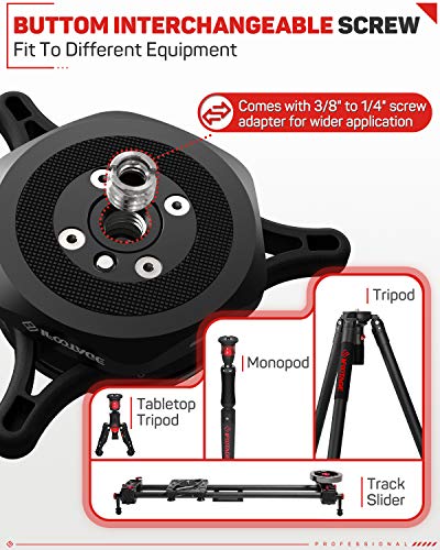 Ifootage Seastar Q1S, Quick Release Plate, Upgrade Camera Quick Connect Tripod Mount Compatible With Canon, Nikon, Sony Dslr Camcorder Video Photography, Ball Head,Tripod, Monopod, Slider Etc #TOP3
