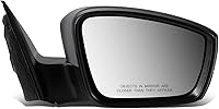 Vista 9 de DNA Motoring OEM-MR-VW1320122 - Espejo retrovisor calefactado con ajuste de potencia lateral izquierdo gris con señal de giro compatible con Jetta