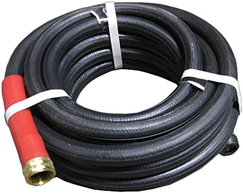 Reiss Hardware 5/8" X 50' BLACK RUBBER HOT WATER HOSE 300 PSI 180 DEGREE