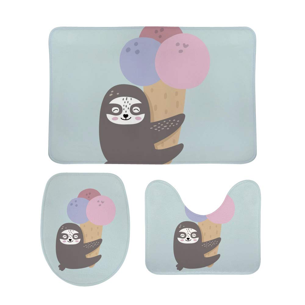 Tapis de bain humour paresseux pour une salle de bain moderne