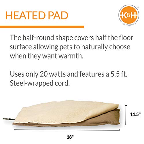 K&H Pet Products Lectro-Soft Igloo Style Dog Bed Brown Small 11.5 X 18 Inches #TOP1
