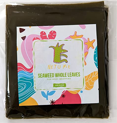 Netu Me Seaweed Firming Body Wrapping, Spa Algae Body Wraps And Mask For Anti-Aging, Anti-Sagging, Whole Wet Leaves Provide Fat Lifting And Detox #TOP4