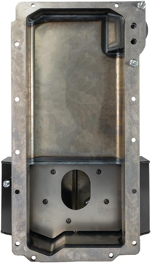 Moroso 20138 LS Front Sump Swap Oil Pan, Steel w/race baffles